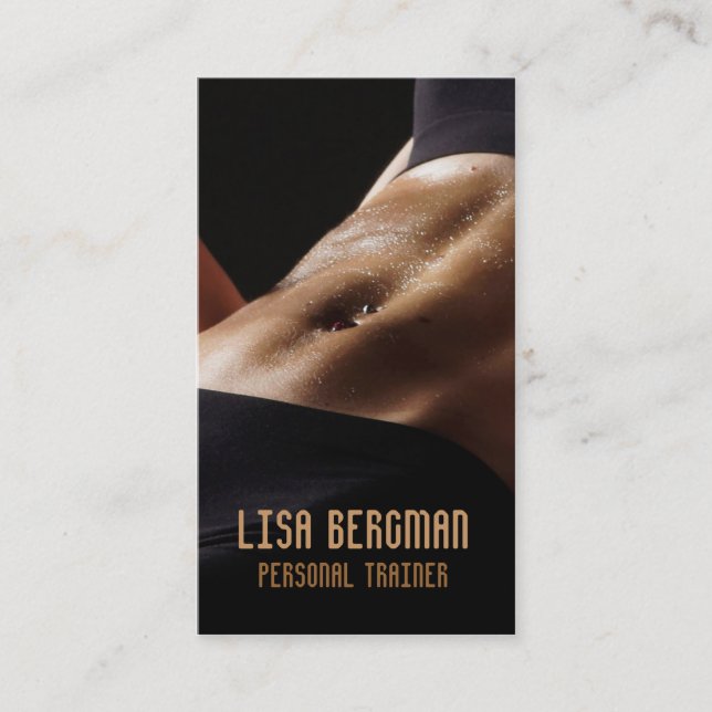 Professional Personal Trainer / Fitness Card (Front)