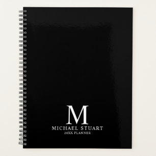 Professional Personalized Monogram and Name Planner