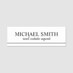 Professional Personalized Name Tag