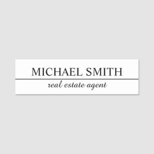 Professional Personalized Name Tag