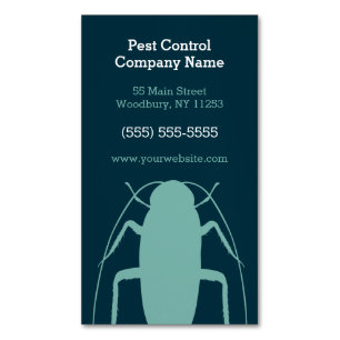 Professional Pest Control Services Magnetic Business Card