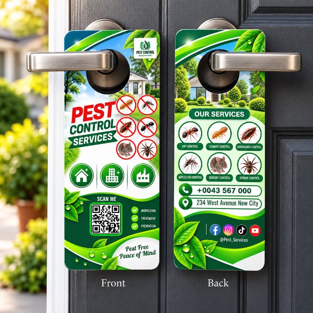 Professional Pest Control Services Rack Card (Creator Uploaded)