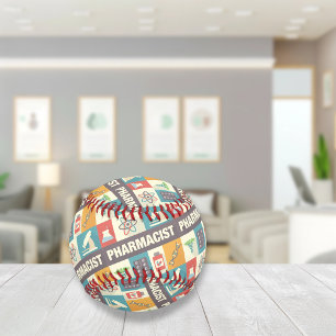 Professional Pharmacist Iconic Designed Baseball