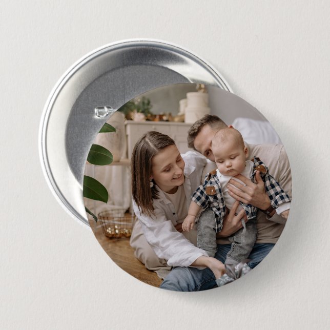 Professional Photo 3 inch Round Button (Front & Back)