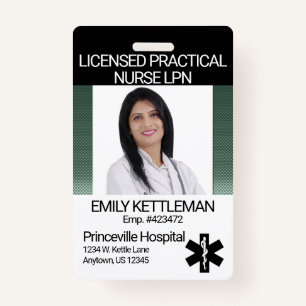 Professional Photo Badge - Green