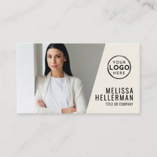 Professional Photo QR Code Company Your Logo Business Card
