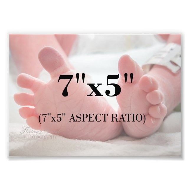 Professional Photo Template 7 x 5 Aspect Ratio Print (Front)