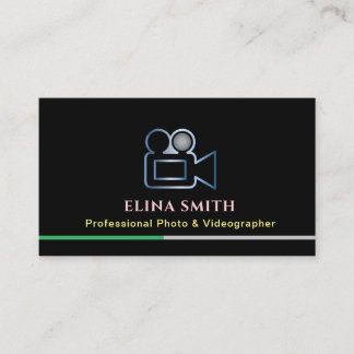 Professional photo Videographer  Business Card