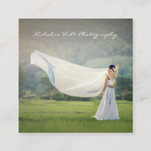 Professional Photographer Photography Square Photo Business Card