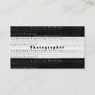 Professional Photography Business card - motion