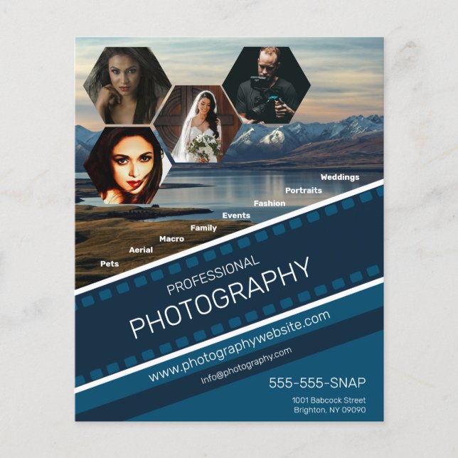 Professional Photography Business Flyer (Front)