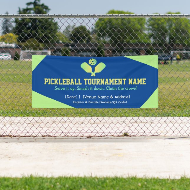 Professional Pickleball Event Signage Banner (Insitu)