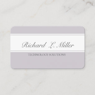 Professional Plain Computer Tech Repair  IT Business Card