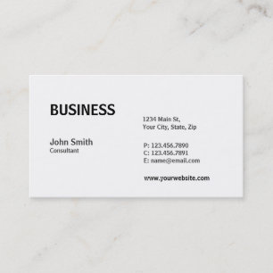 Professional Plain Elegant Modern Computer Repair Business Card