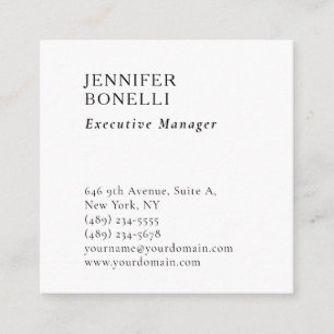 Professional plain minimalist modern trendy enclosure card