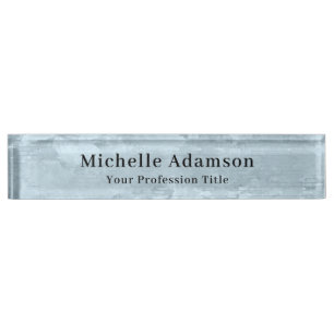 Professional Plain Modern Elegant Nameplate
