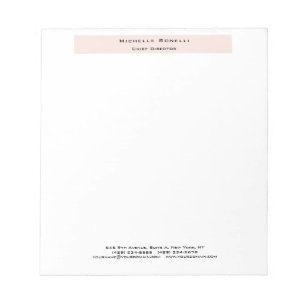 Professional Plain Modern Minimalist Notepad