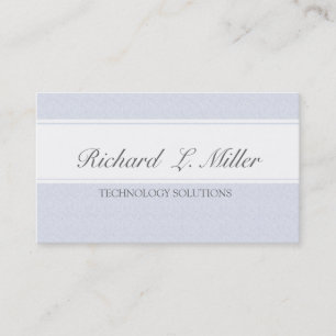 Professional Plain Simple Minimal Company Tech Business Card