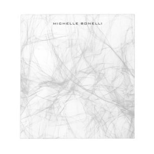 Professional Plain Simple Minimalist Grey Modern Notepad