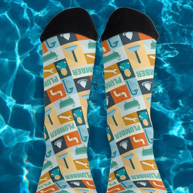 Professional Plumber Iconic Designed Socks (Creator Uploaded)