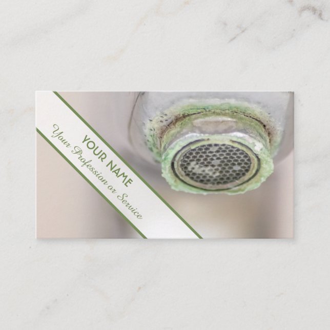 Professional plumbers, tinsmith and metal roofer!  business card (Front)