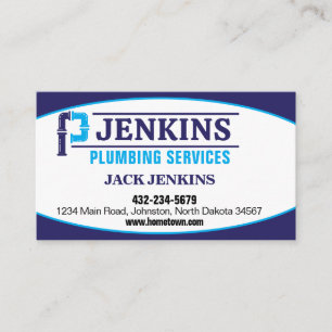 Professional Plumbing Service Business Card