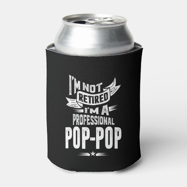 Professional Pop-Pop Can Cooler (Can Front)