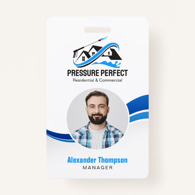 Professional Pressure Washing & Power Cleaning  Badge (Front)