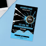 Professional Pressure Washing Power Cleaning House Flyer<br><div class="desc">Professional business card design - blue  pressure washing gun for your pressure washing services</div>