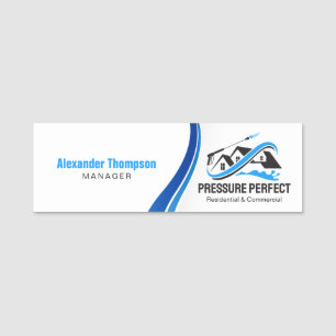 Professional Pressure Washing & Power Cleaning  Name Tag