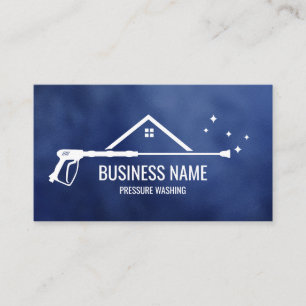 Professional Pressure Washing Power  Masculine  Bu Business Card