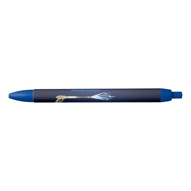 Professional Pressure Washing Power Washing Busine Black Ink Pen (Front)