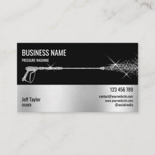 Professional Pressure Washing Power Washing Busine Business Card