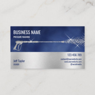 Professional Pressure Washing Power Washing Busine Business Card