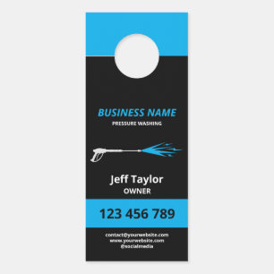 Professional Pressure Washing Power Washing Busine Door Hanger