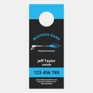 Professional Pressure Washing Power Washing Busine Door Hanger