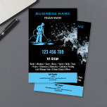 Professional Pressure Washing Power Washing House Flyer<br><div class="desc">Professional business card design - blue  pressure washing gun for your pressure washing services</div>