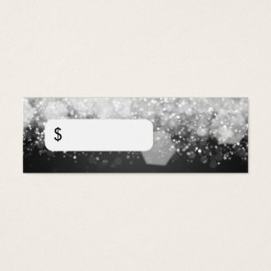 Professional Price Tag Sparkling Night Black