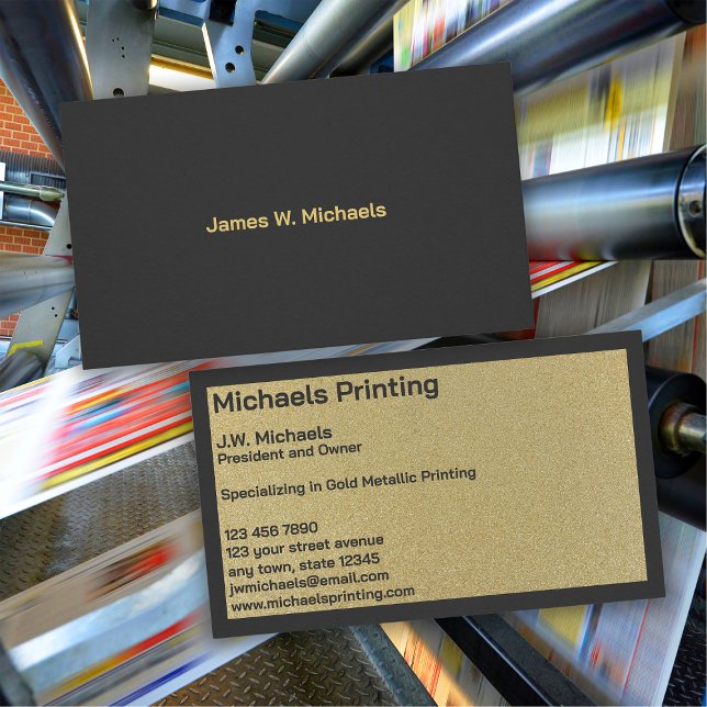 Professional Printing Company Business Card (Creator Uploaded)