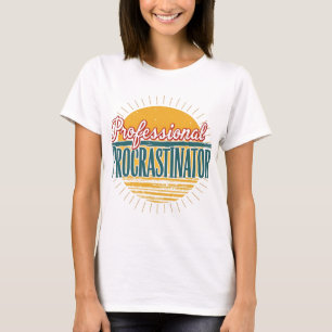 Professional Procrastinator Retro T-Shirt – Funny 