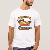 Professional Procrastinator Sloth Retro T-Shirt Cl