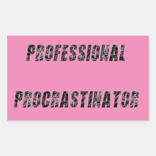 Professional Procrastinator Sticker