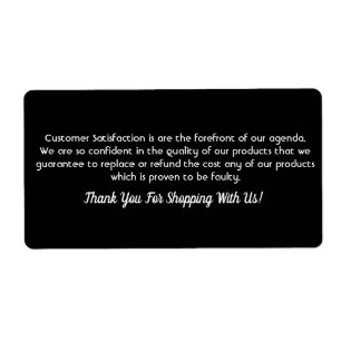 Professional Product Business Labels
