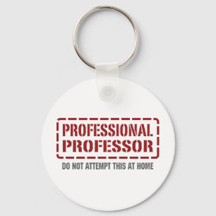 Professional Professor Keychain