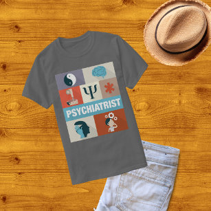 Professional Psychiatrist Iconic Designed T-Shirt
