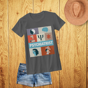 Professional Psychiatrist Iconic Designed T-Shirt