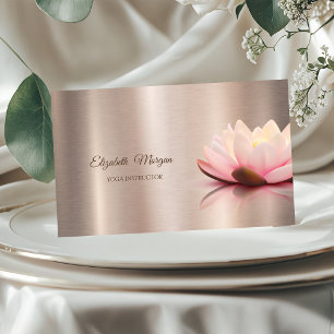 Professional Psychologist Therapist,Lotus,Yoga Business Card