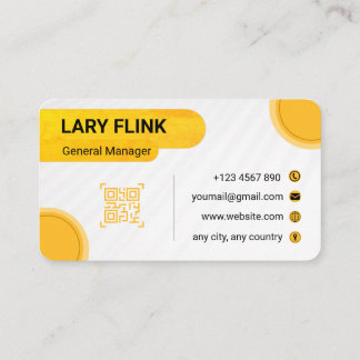 Professional QR Code Business Card