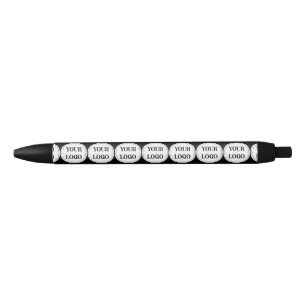Professional QR Code Logo in Elegant Black Ink Pen