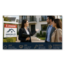 Professional Real Estate Agent Business Card